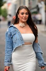FRANKIE SIMS Arrives at HLD Managment Summer Party in Shoreditch 07/20/2023