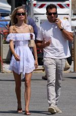 FRIDA AASEN and Tommy Chiabra Out Shopping in Saint-Tropez 07/01/2023