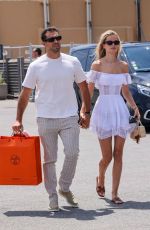FRIDA AASEN and Tommy Chiabra Out Shopping in Saint-Tropez 07/01/2023