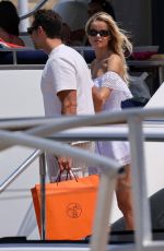 FRIDA AASEN and Tommy Chiabra Out Shopping in Saint-Tropez 07/01/2023