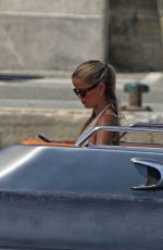 FRIDA AASEON on Vacation in Saint Tropez 07/18/2023