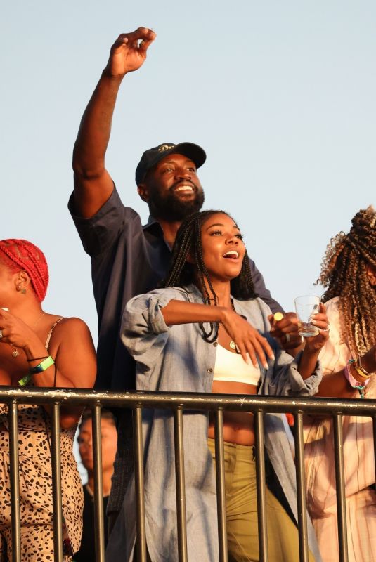 GABRIELLE UNION at Mary J. Blige’s Set at Blue Note Jazz Festival in Napa 07/28/2023