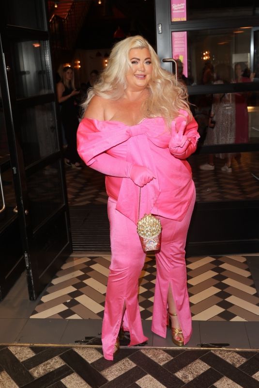 GEMMA COLLINS Arrives at a Barbie Screening in London 07/20/2023