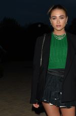 GEORGIA HARRISON Out for Dinner at Alec