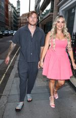GEORGIA KOUSOULOU Arrives at ITV Summer Party at The Mandrake in London 07/19/2023