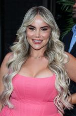 GEORGIA KOUSOULOU Arrives at ITV Summer Party at The Mandrake in London 07/19/2023