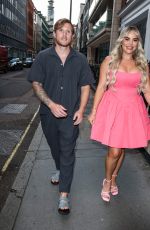 GEORGIA KOUSOULOU Arrives at ITV Summer Party at The Mandrake in London 07/19/2023