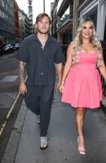 GEORGIA KOUSOULOU Arrives at ITV Summer Party at The Mandrake in London 07/19/2023