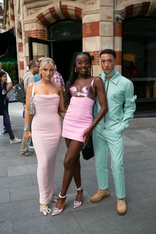 GEORGIA WOOD and AJ ODUDU Arrives at Barbie Premiere in London 07/12/2023