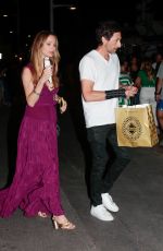 GEORGINA CHAPMAN and Adrien Brody Out for Ice Cream in St Tropez 07/22/2023