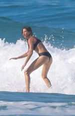 GIELE BUNDCHEN in Bikini Surfing in Costa Rica 06/30/2023