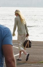 GIGI HADID Arrives at Heliport in New York 07/01/2023