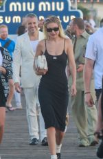 GIGI HADID Arrives at Miu Miu Summer Club Beach Party in Malibu 07/26/2023