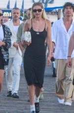 GIGI HADID Arrives at Miu Miu Summer Club Beach Party in Malibu 07/26/2023