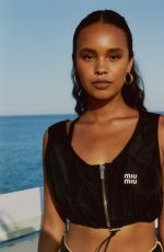GIGI HADID, CHLOE and HALLE BAILEY, ALISHA BOE, MIA GOTH, ZAYA WADE, JOEY KING and LILI REINHART for Miu Miu, July 2023