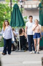 GRACE GUMMER Out for Dinner with a Friend at Bar Pitti in New York 06/28/2023