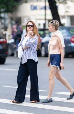 GRACE GUMMER Out for Dinner with a Friend at Bar Pitti in New York 06/28/2023