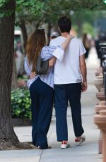 GRACE GUMMER Out for Dinner with a Friend at Bar Pitti in New York 06/28/2023