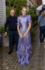 GRETA BELLAMACINA Arrives at British Vogue x Self-portrait Summer Party in London 07/13/2023