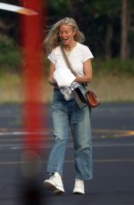 GWYNETH PALTROW aand Brad Falchuk Arrives at Hamptons Heliport 06/30/2023