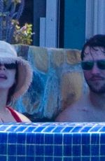 HAILEE STEINFELD in a Red Bikini in Los Cabos 07/02/2023