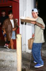 HAILEY and Justin BIEBER Leaves Funke Restaurant in Beverly Hills 07/27/2023