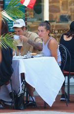 HAILEY and Justin BIEBER Out for Lunch with Friends at Sant Ambroeus Village of Southampton 07/05/2023
