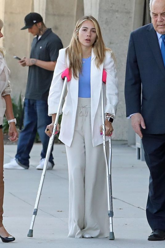 HALEY PULLOS Arrives at Court in Pasadena 07/27/2023