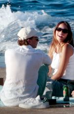 HANA CROSS at Public Beach in Saint Tropez 07/27/2023