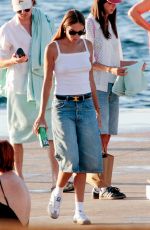 HANA CROSS at Public Beach in Saint Tropez 07/27/2023
