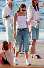 HANA CROSS at Public Beach in Saint Tropez 07/27/2023