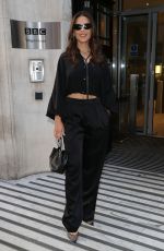 HAYLEY ATWELL Arrives at BBC Radio 2 in London 07/07/2023