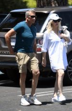 HEATHER LOCKLEAR and Chris Heisser at Farmers Market in Westlake Village 07/09/2023