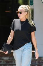 HEATHER RAE YOUNG Leaves San Vicente Bungalows in West Hollywood 07/26/2023