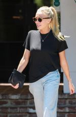 HEATHER RAE YOUNG Leaves San Vicente Bungalows in West Hollywood 07/26/2023