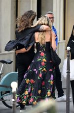 HEIDI KLUM and Tom Kaulitz Out Shopping in Paris 07/03/2023