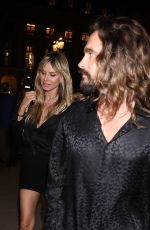 HEIDI KLUM Arrives at Hotel Ritz in Paris 07/02/2023