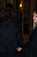 HEIDI KLUM Arrives at Hotel Ritz in Paris 07/02/2023