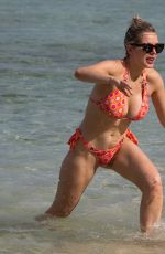 HELEN FLANAGAN in Bikini at a Beach in Barbados 07/23/2023