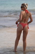 HELEN FLANAGAN in Bikini at a Beach in Barbados 07/23/2023