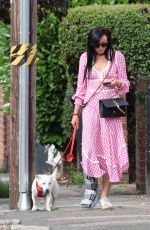 HELEN GEORGE Out with Her Dog in Meopham 07/19/2023