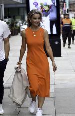 HELEN SKELTON Leaves BBC Morning Live Studios in Manchester 07824/2023