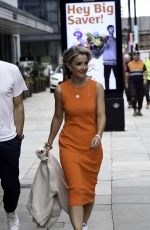 HELEN SKELTON Leaves BBC Morning Live Studios in Manchester 07824/2023