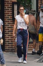 HELENA CHRISTENSEN Out and About in New York 06/30/2023