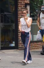 HELENA CHRISTENSEN Out and About in New York 06/30/2023