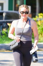 HILARY DUFF Arrives at Her Workout Session in Studio City 07/12/2023