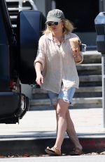HILARY DUFF Arrives at Tumble Kick Studio in Studio City 07/01/2023