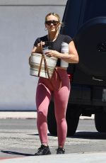 HILARY DUFF Arrives for a Workout in Studio City 07/15/2023
