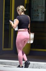 HILARY DUFF Arrives for a Workout in Studio City 07/15/2023