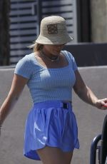 HILARY DUFF at a Park in Los Angeles 07/21/2023